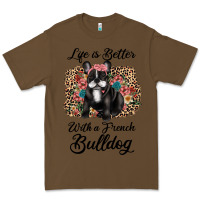Cacao life is better with a french bulldog Premium Tee - JahusDesignShop