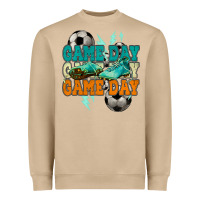Mushroom Game day lightning bolt soccer Heavyweight Sweatshirt - HowdyJamesFarm