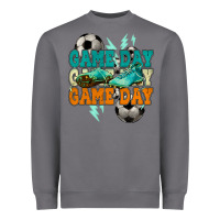 Storm Game day lightning bolt soccer Heavyweight Sweatshirt - HowdyJamesFarm