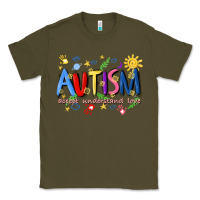Army Green autism accept understand love Classic Tee - Artiststas