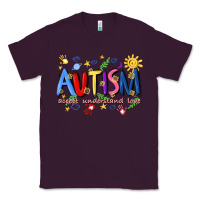 Plum autism accept understand love Classic Tee - Artiststas