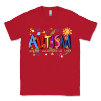 Red autism accept understand love Classic Tee - Artiststas