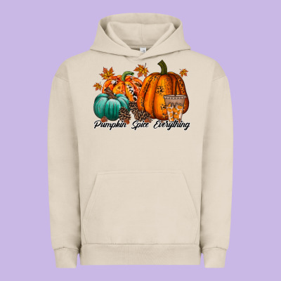 Pumpkin Spice Everthing Urban Hoodie Designed By Racoondesign
