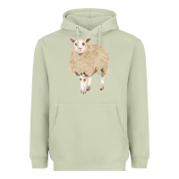 Matcha sheep Heavyweight Hoodie - FaDigitalArtStudio