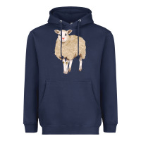 Navy sheep Heavyweight Hoodie - FaDigitalArtStudio