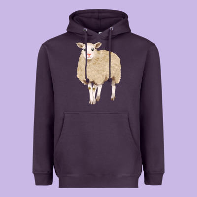 Sheep Heavyweight Hoodie Designed By Fadigitalartstudio