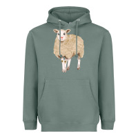 Sage sheep Heavyweight Hoodie - FaDigitalArtStudio