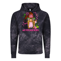 Cloud Black cat mom  life gnome Vintage Hoodie - BarkalooDesign