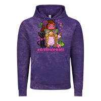 Cloud Purple cat mom  life gnome Vintage Hoodie - BarkalooDesign