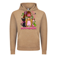 Vintage Coffee cat mom  life gnome Vintage Hoodie - BarkalooDesign