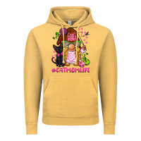Vintage Mustard cat mom  life gnome Vintage Hoodie - BarkalooDesign