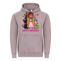 Vintage Zinc cat mom  life gnome Vintage Hoodie - BarkalooDesign