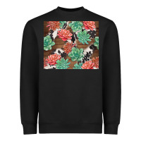 Black succulents and cowhide Heavyweight Sweatshirt - TumblerDesignByShophia