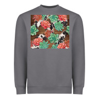 Storm succulents and cowhide Heavyweight Sweatshirt - TumblerDesignByShophia