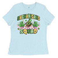 Baby Blue shenanigans squad Ladies Tee - MaliasSmallBusiness