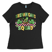Black shenanigans squad Ladies Tee - MaliasSmallBusiness