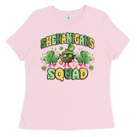 Bubblegum Pink shenanigans squad Ladies Tee - MaliasSmallBusiness