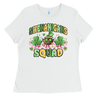 White shenanigans squad Ladies Tee - MaliasSmallBusiness