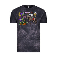Cloud Black cosmic cowgirl Vintage Tee - SublimationCraftShop
