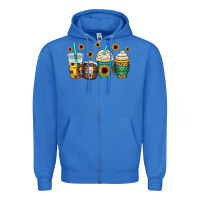 True Royal yellowstone coffee cups Zipper Hoodie - OliviaCreatesArt
