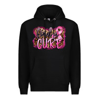 Black find a cure Premium Hoodie - FaDigitalArtStudio