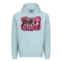 Blue Mist find a cure Premium Hoodie - FaDigitalArtStudio