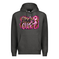 Charcoal Heather find a cure Premium Hoodie - FaDigitalArtStudio