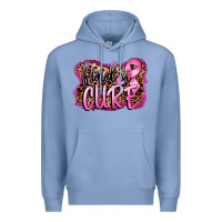 Colony Blue find a cure Premium Hoodie - FaDigitalArtStudio