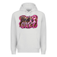 Dove Grey find a cure Premium Hoodie - FaDigitalArtStudio