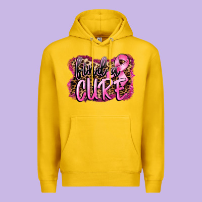 Find A Cure Premium Hoodie Designed By Fadigitalartstudio