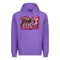 Purple find a cure Premium Hoodie - FaDigitalArtStudio