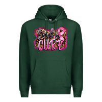 Sports Green find a cure Premium Hoodie - FaDigitalArtStudio
