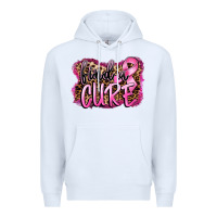 White find a cure Premium Hoodie - FaDigitalArtStudio