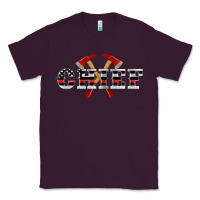 Plum firefighter chief Classic Tee - Artiststas