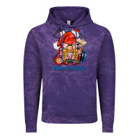 Cloud Purple secretary life gnome Vintage Hoodie - BarkalooDesign