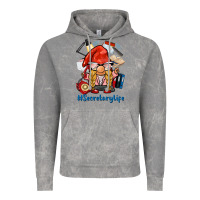 Cloud Rock secretary life gnome Vintage Hoodie - BarkalooDesign