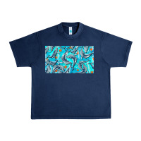 Navy humpback whale  cup Urban Heavy Tee - BarkalooDesign