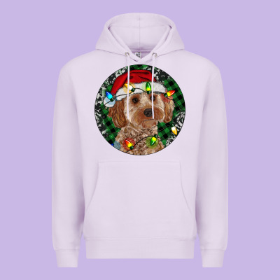 Cockapoo Christmas Premium Hoodie Designed By Ranaportraitstore