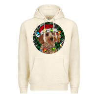 Sandshell Cockapoo Christmas Premium Hoodie - RanaPortraitStore