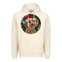 Tofu Cockapoo Christmas Premium Hoodie - RanaPortraitStore