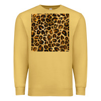 Antique Gold leopard seamless pattern Premium Sweatshirt - BundleAndBundleShop