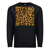 Black leopard seamless pattern Premium Sweatshirt - BundleAndBundleShop