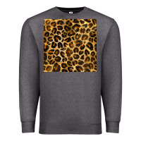 Charcoal Heather leopard seamless pattern Premium Sweatshirt - BundleAndBundleShop