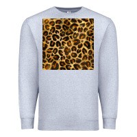 Heather Grey leopard seamless pattern Premium Sweatshirt - BundleAndBundleShop