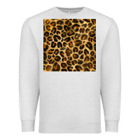 Oatmeal Heather leopard seamless pattern Premium Sweatshirt - BundleAndBundleShop