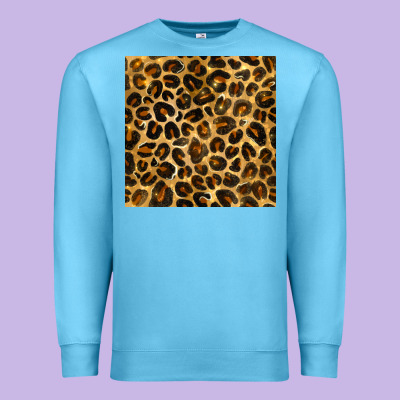 Leopard Seamless Pattern Premium Sweatshirt Designed By Bundleandbundleshop