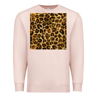 Pale Pink leopard seamless pattern Premium Sweatshirt - BundleAndBundleShop