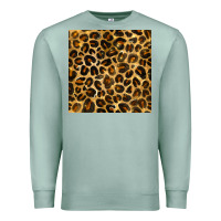 Seafoam leopard seamless pattern Premium Sweatshirt - BundleAndBundleShop