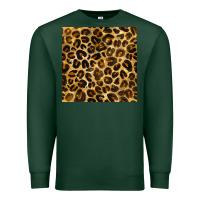 Sports Green leopard seamless pattern Premium Sweatshirt - BundleAndBundleShop