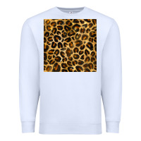 White leopard seamless pattern Premium Sweatshirt - BundleAndBundleShop